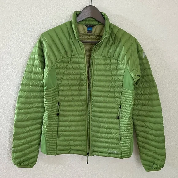 NWOT. Eddie Bauer First Ascent Down Jacket. Size S Color: Green - Picture 2 of 9